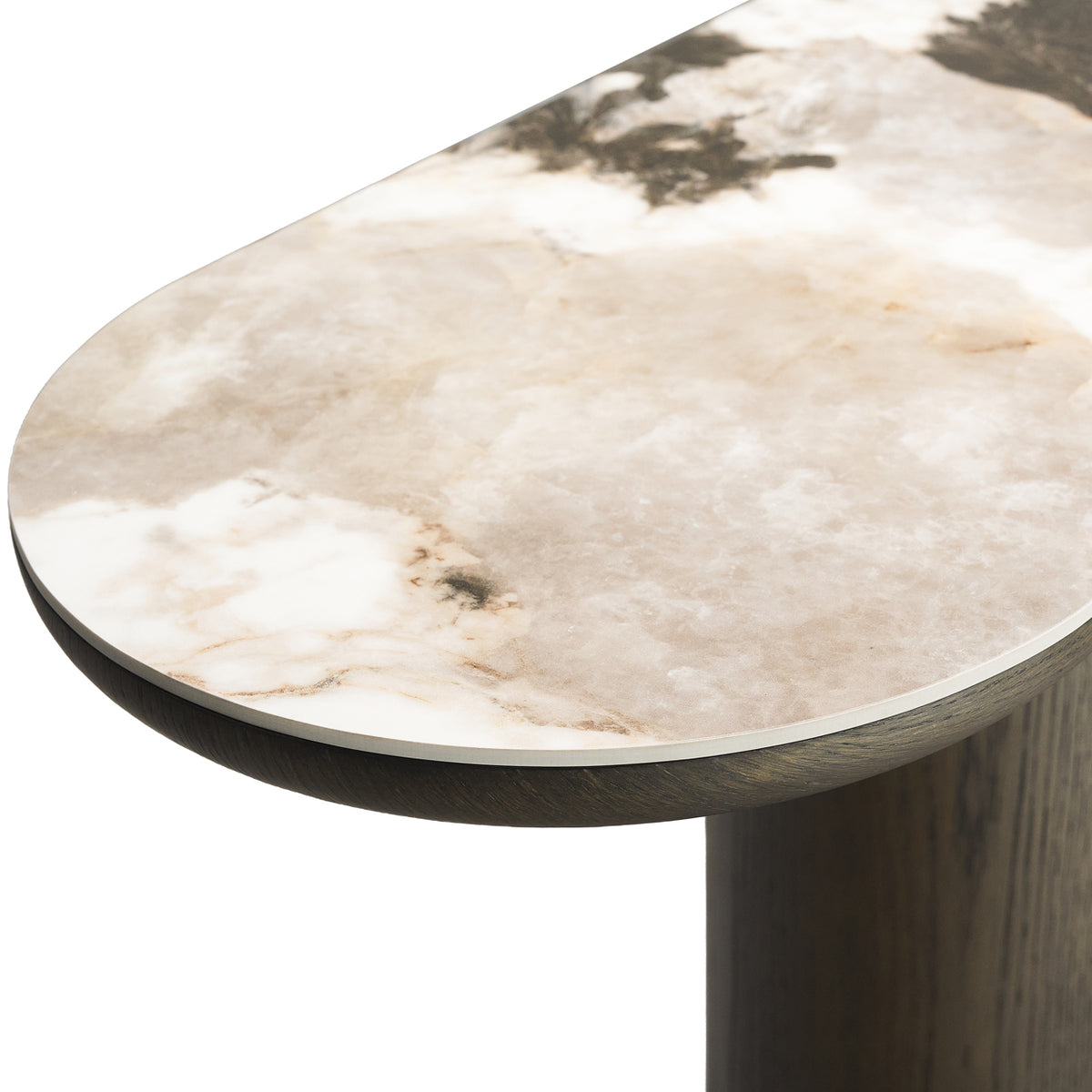 Langley Brown Console Table