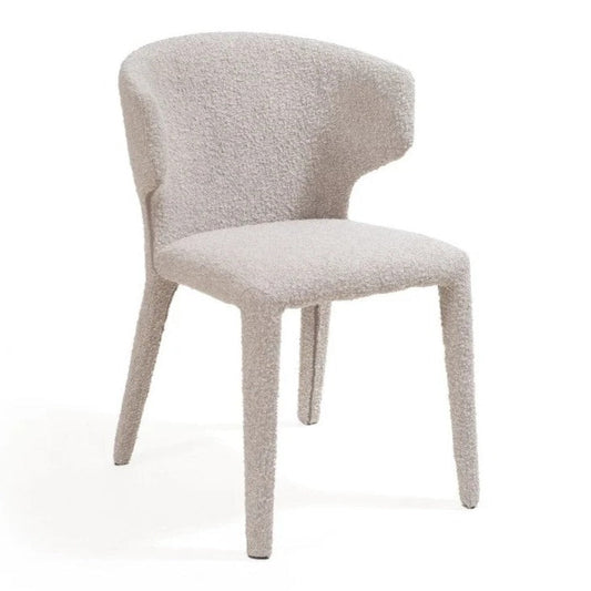 Vela Dining Chair - Chex Steam Bouclé