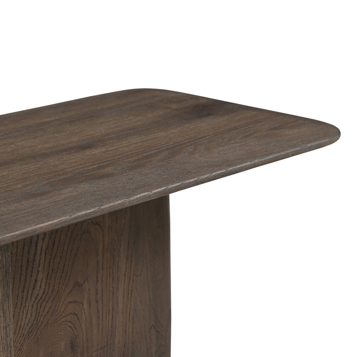 Castella Smoked Charcoal Console Table