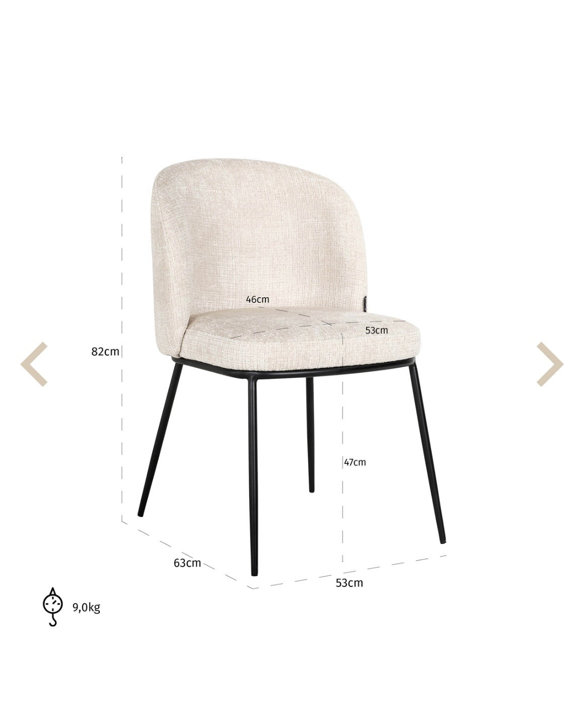 Monaco Dining Chair Set Of 2