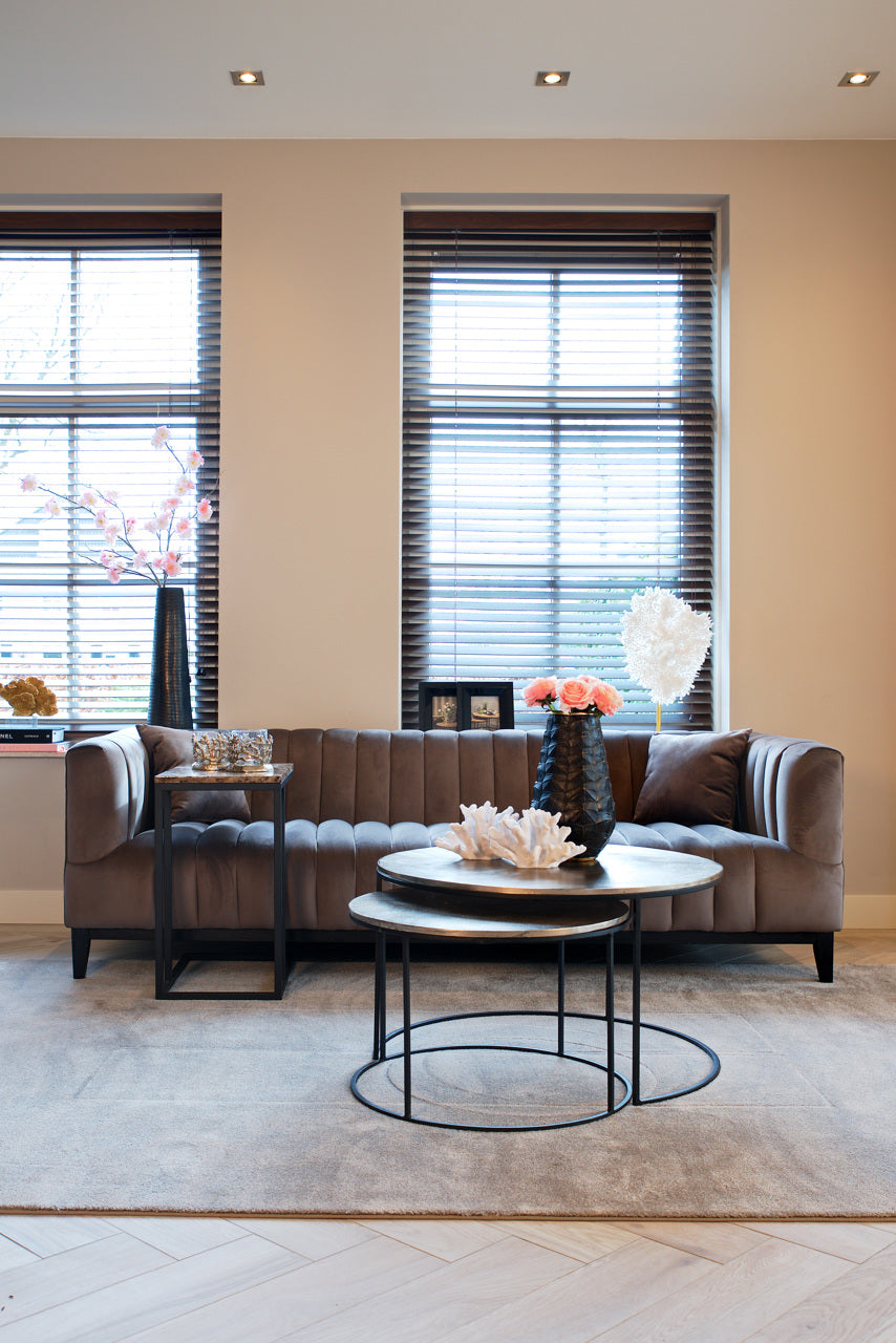 Ashton Champagne Gold Coffee Table Set