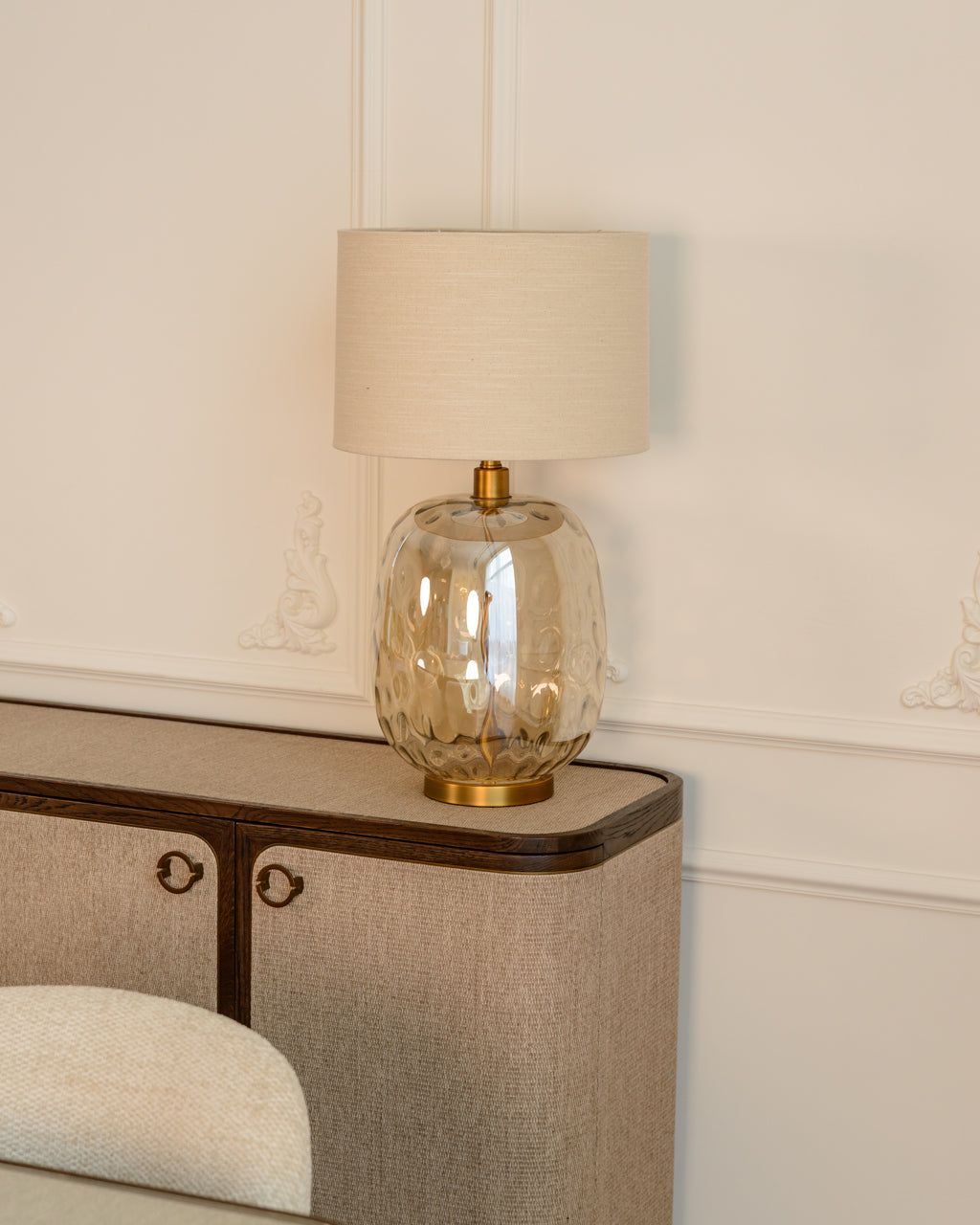 Embla Amber Table Lamp