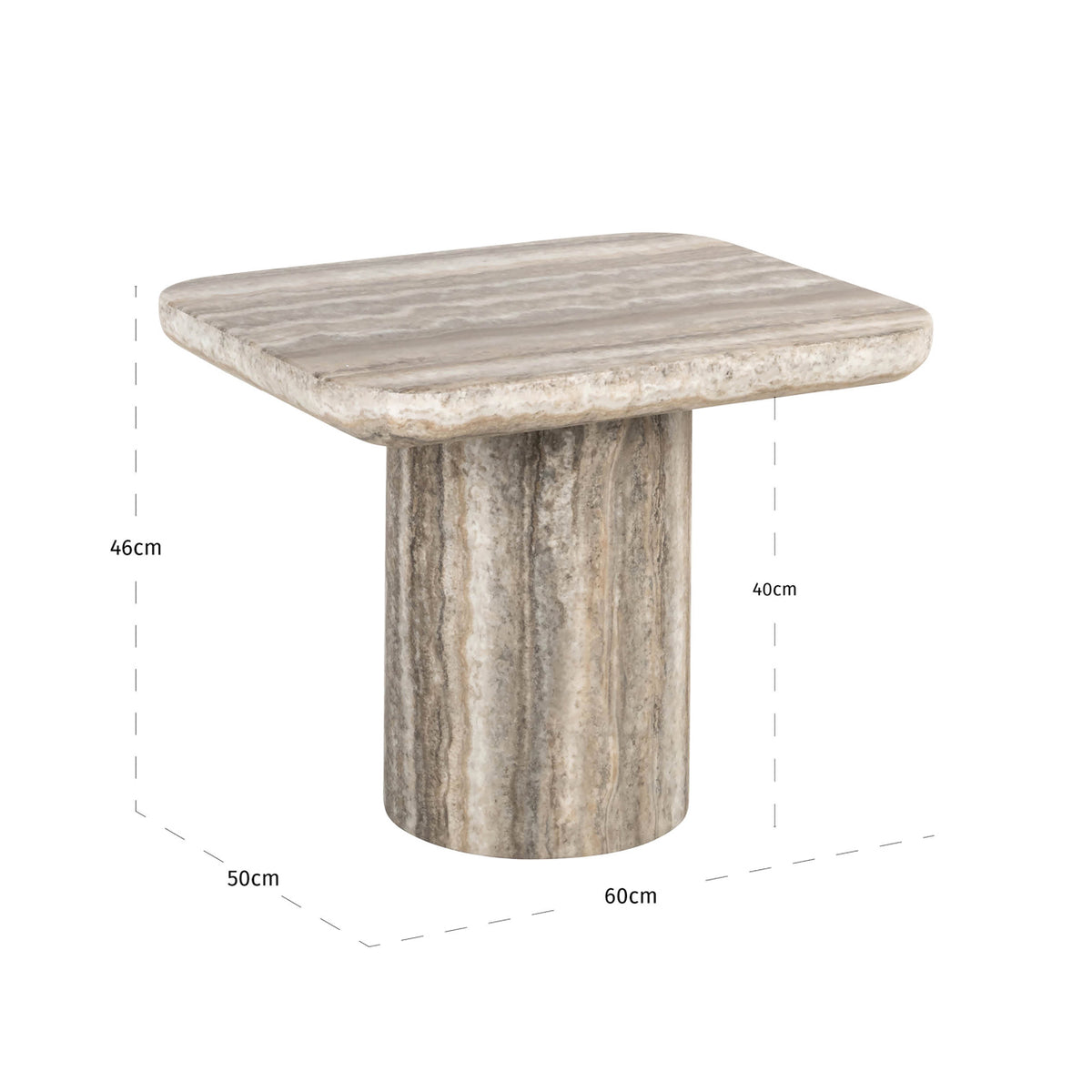 Dulcie Grey Side Table