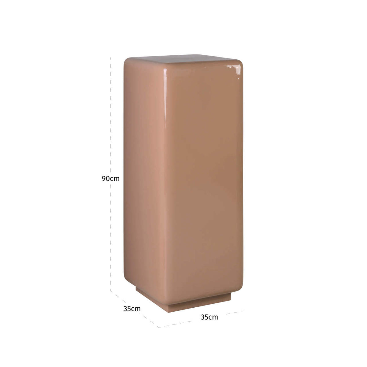 Clarice Mocha Mousse Pedestal Column
