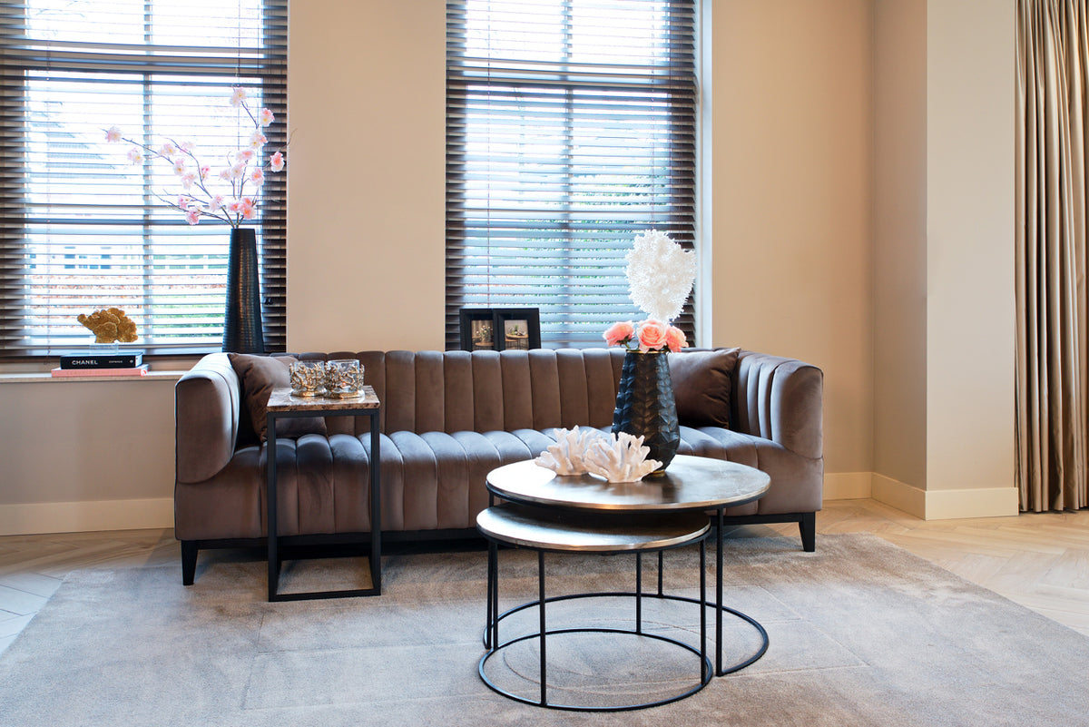 Ashton Champagne Gold Coffee Table Set