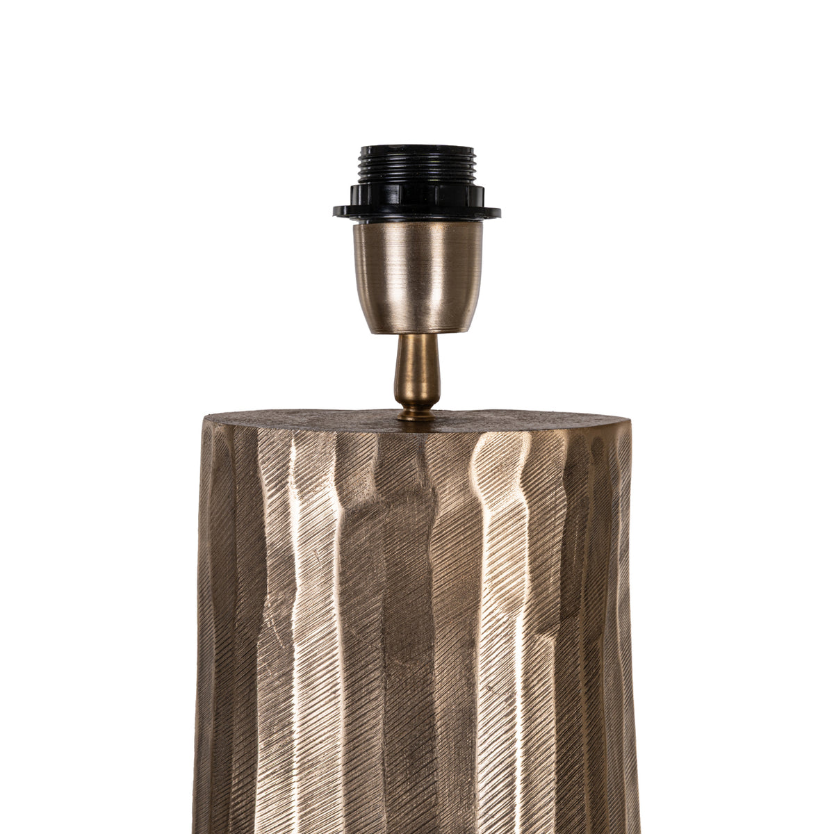 Velour Antique Brass Floor Lamp