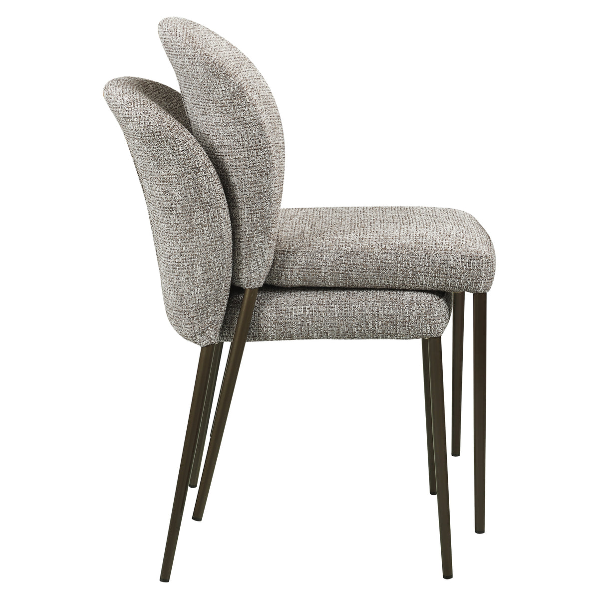 Stack Earth Tweed Dining Chair Set of 2