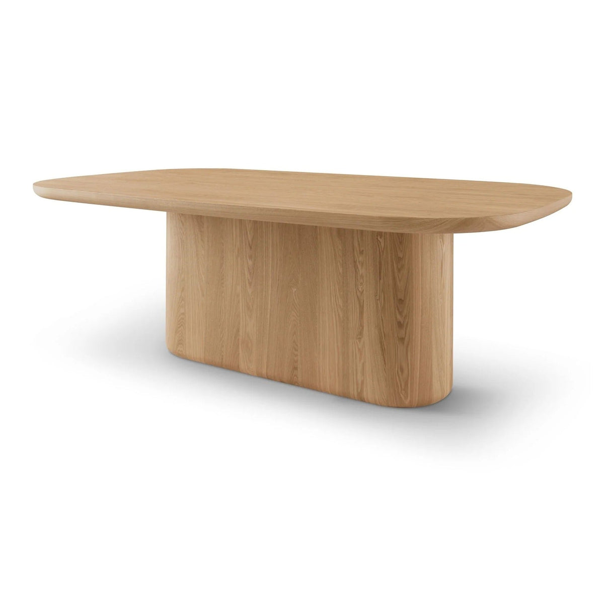 Berwick Dining Table - Single Pedestal- Ash Oak