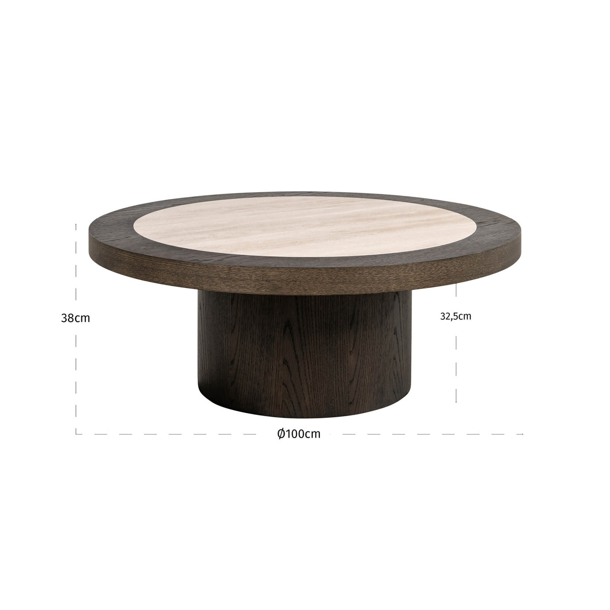 Nantes Brown Coffee Table
