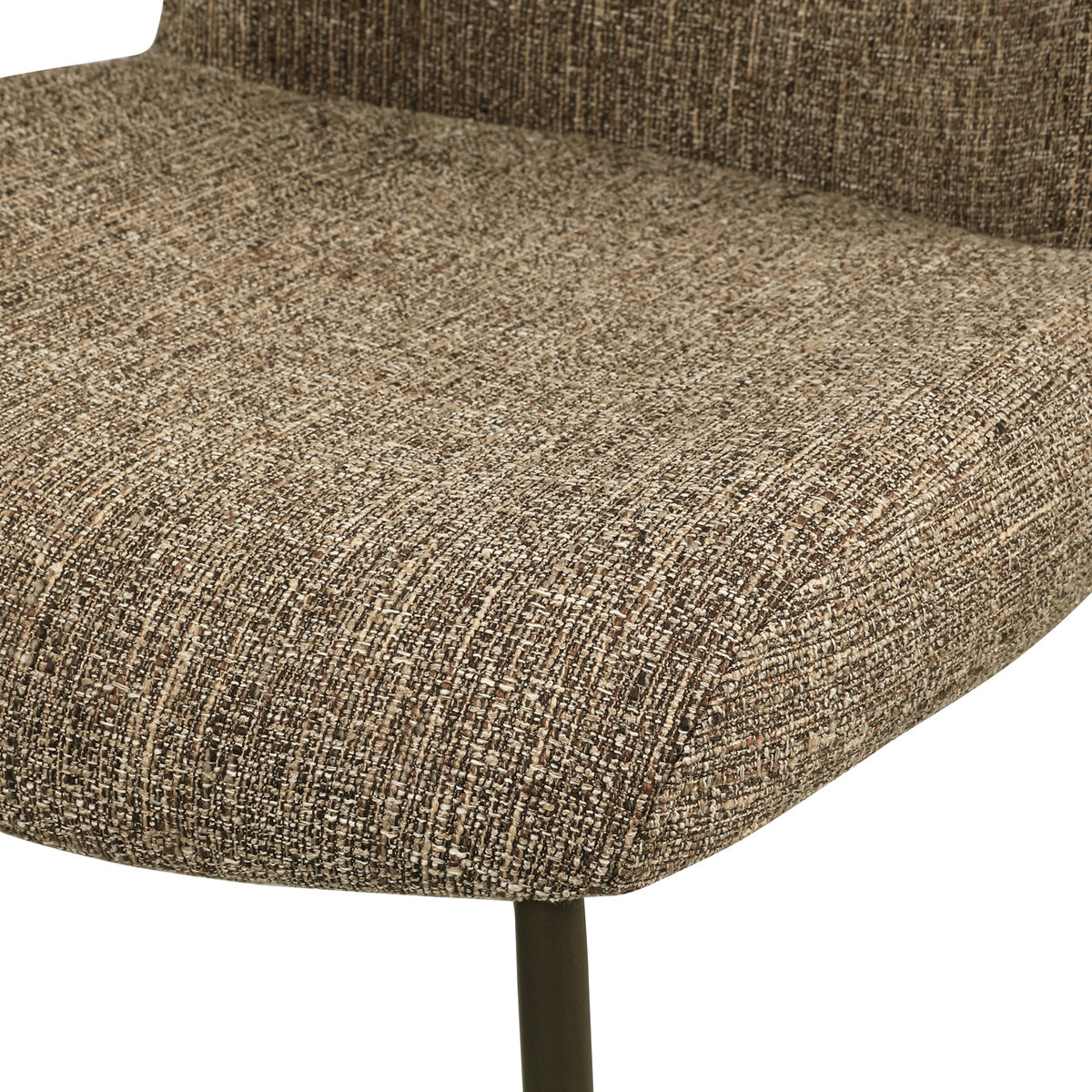 Oakby Brown Tweed Dining Chair Set of 2