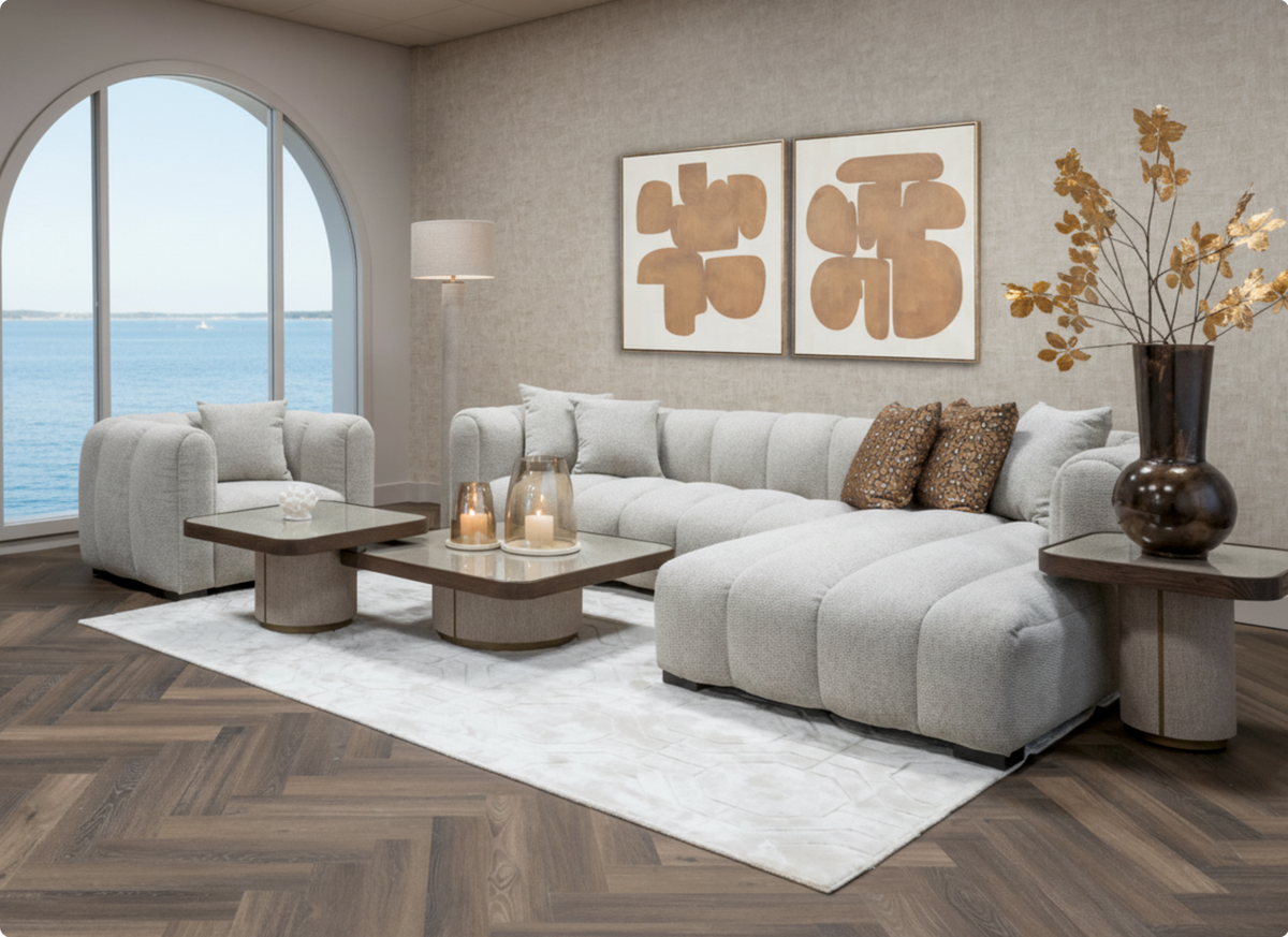 Wilton Beige Coffee Table Set
