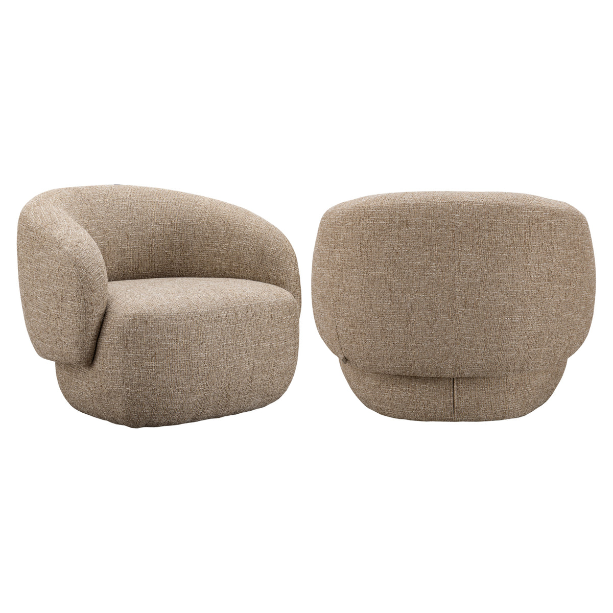 Mirabel Sand Tweed Occasional Chair