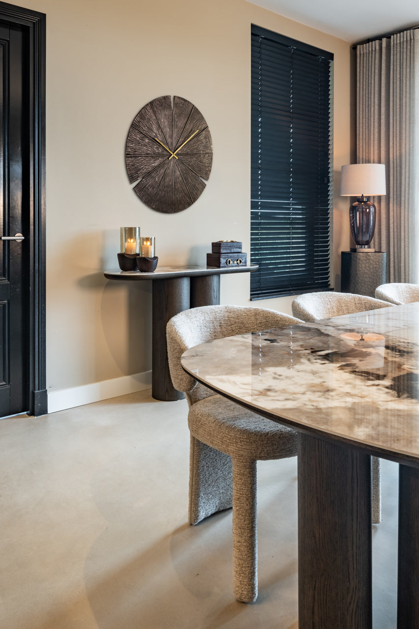 Langley Brown Console Table