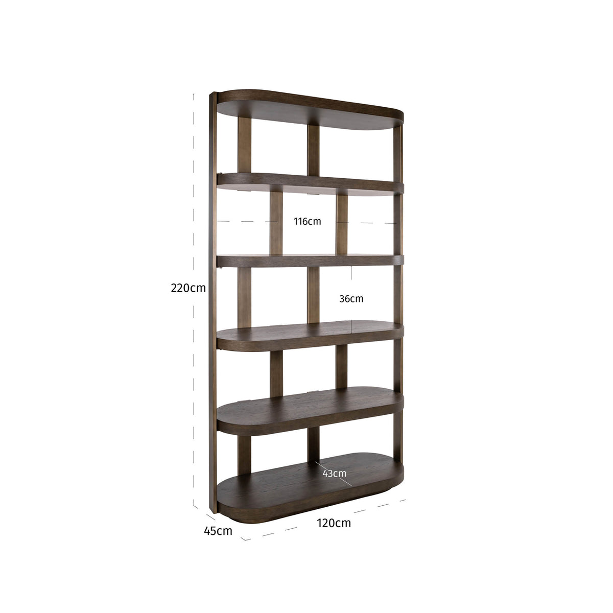 Ellsworth Brown Display Cabinet