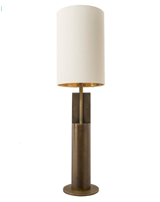 Opal Brass Table Lamp
