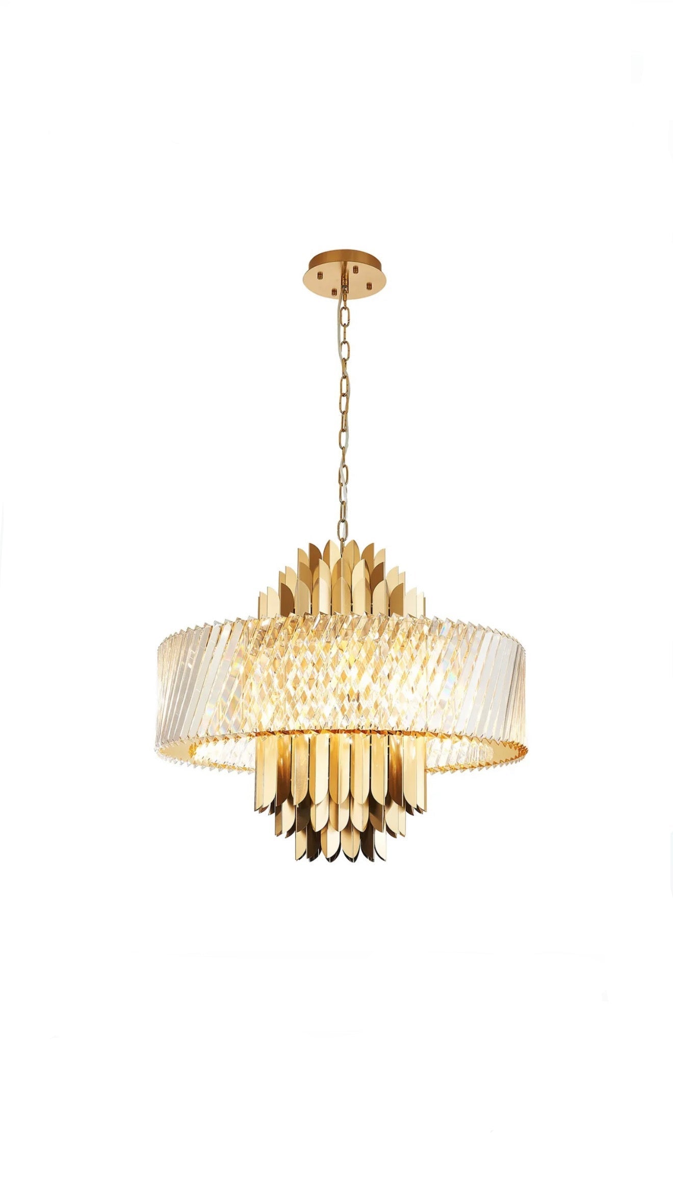 Elaris Brass Chandelier