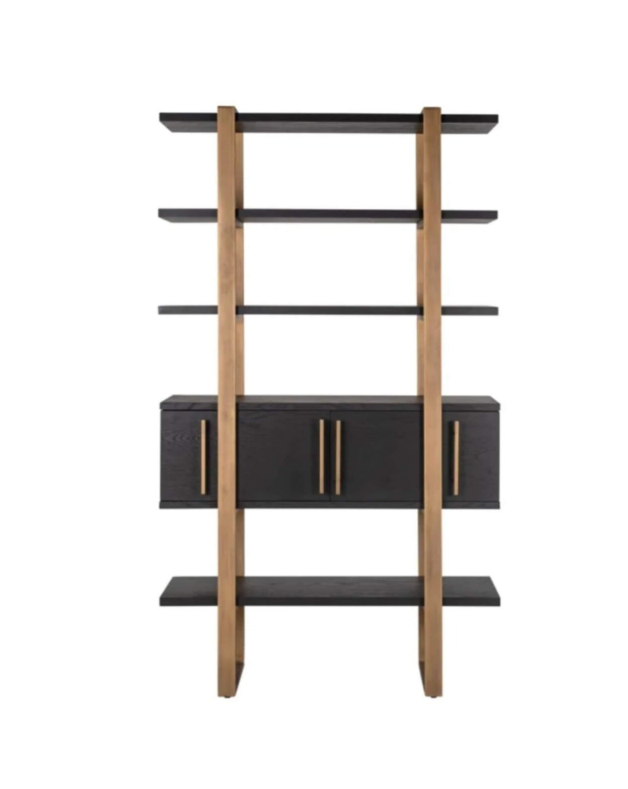 Luxury Black & Brass Display Unit