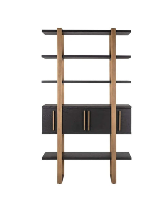 Luxury Black & Brass Display Unit