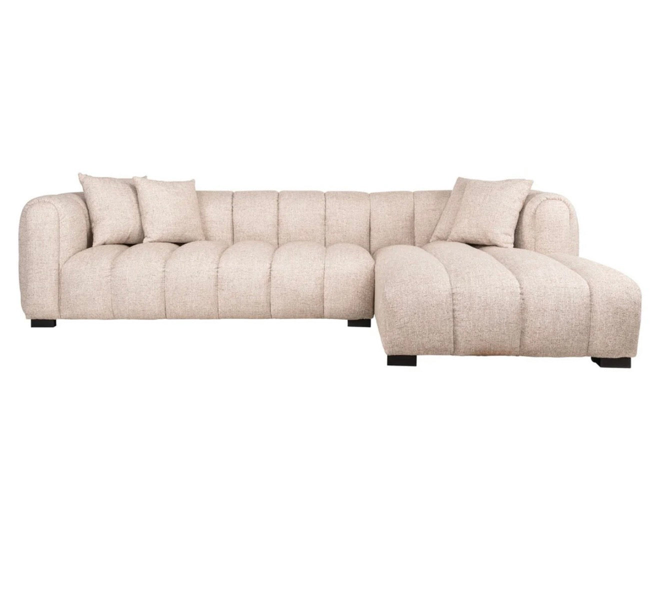 Aurelia Sculpt Chaise Sofa