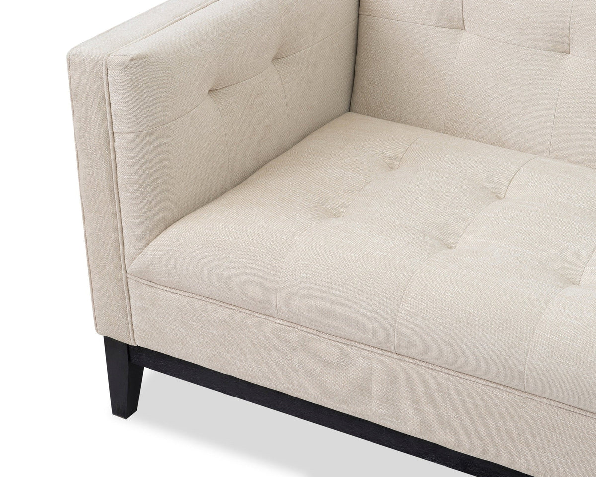 Liang & Eimil Joel 3 Seater Sofa - Beige Chenille
