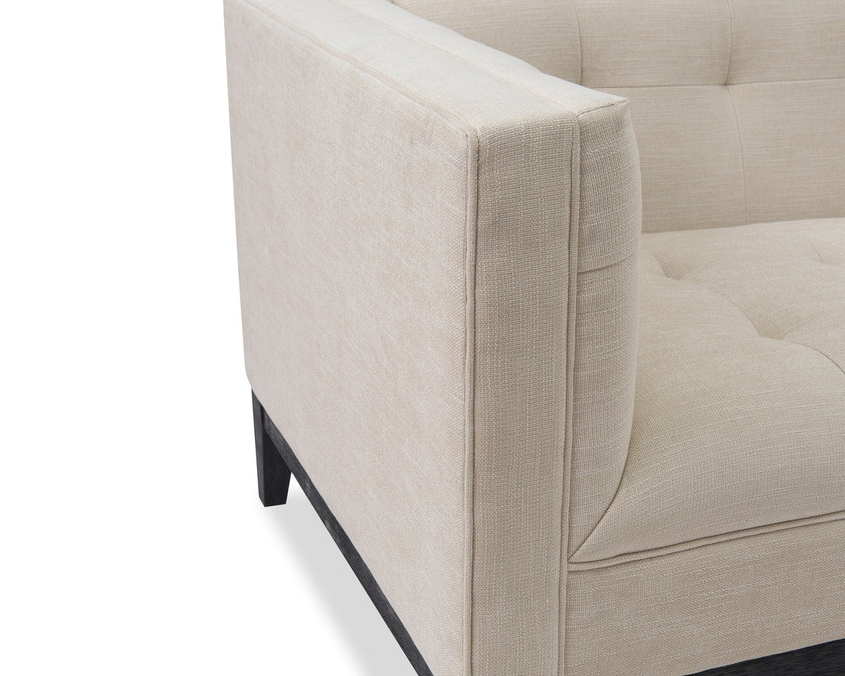 Liang & Eimil Joel 3 Seater Sofa - Beige Chenille