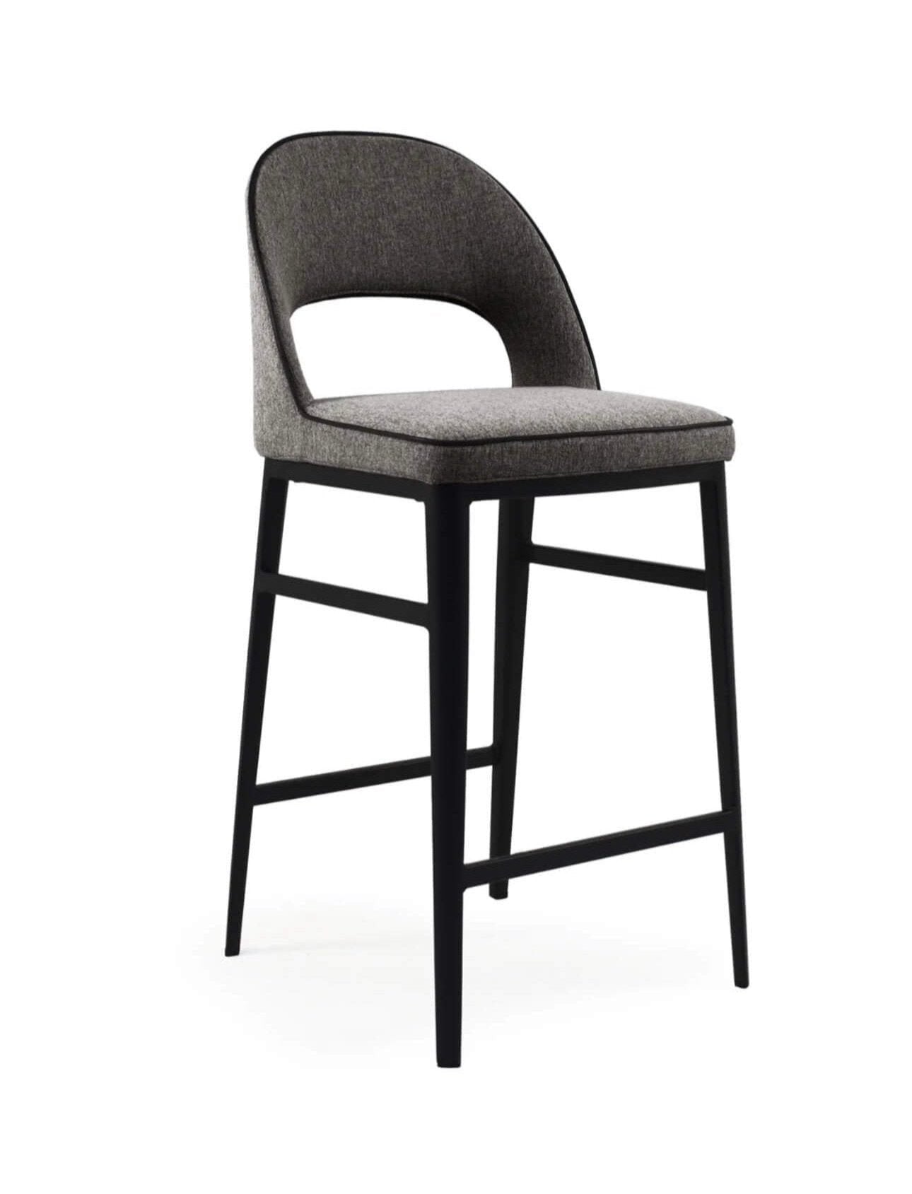 Tommy Franks Verna Bar Stool Enzimi Dark Grey