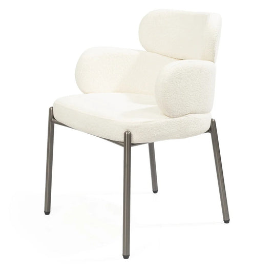 Dream Dining Chair - Embley Bouclé White