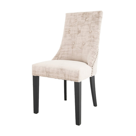 Luxe Mushroom High Back Dining Chair