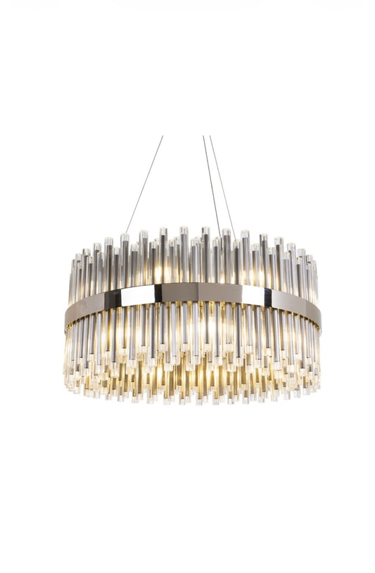 Luxury Nickel Glass Chandelier