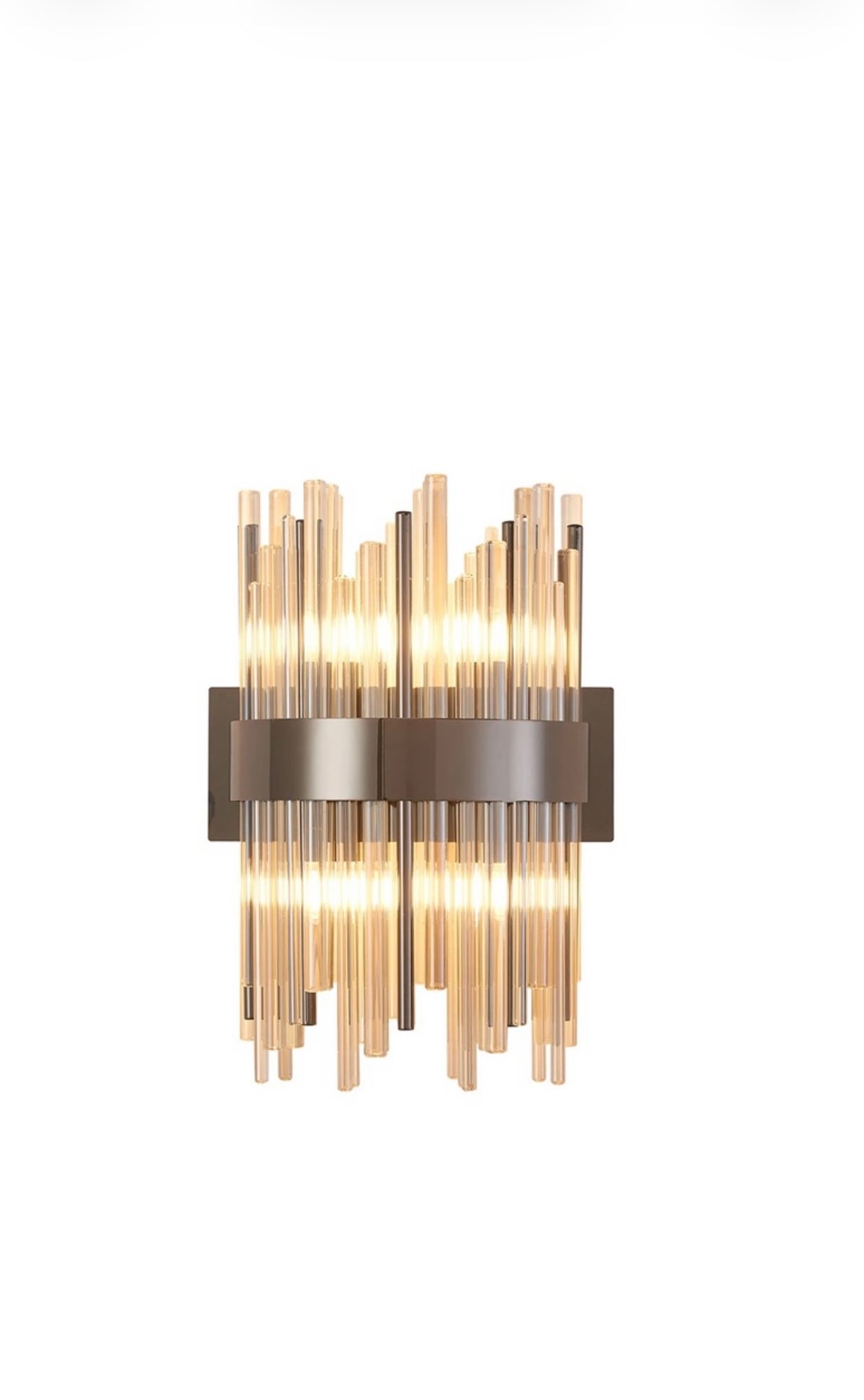 Talia Black Chrome Wall Light