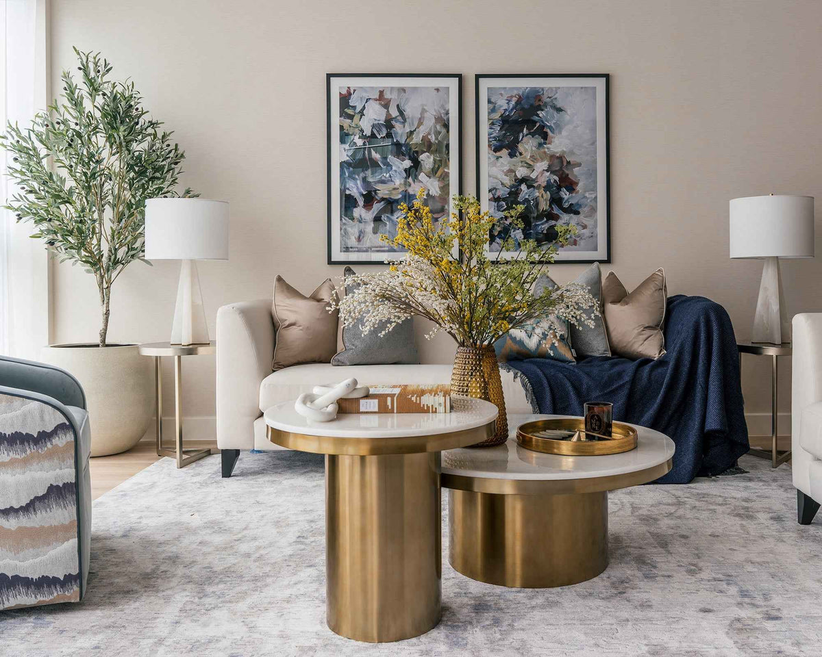 Liang & Eimil Camden Coffee Table - White Marble
