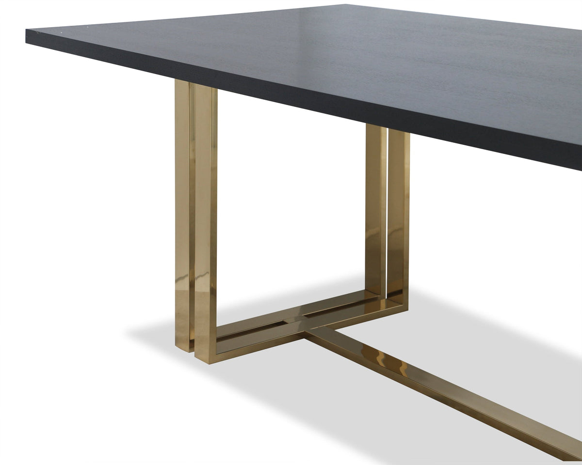 Liang & Eimil Lennox Dining Table - Black Ash Veneer