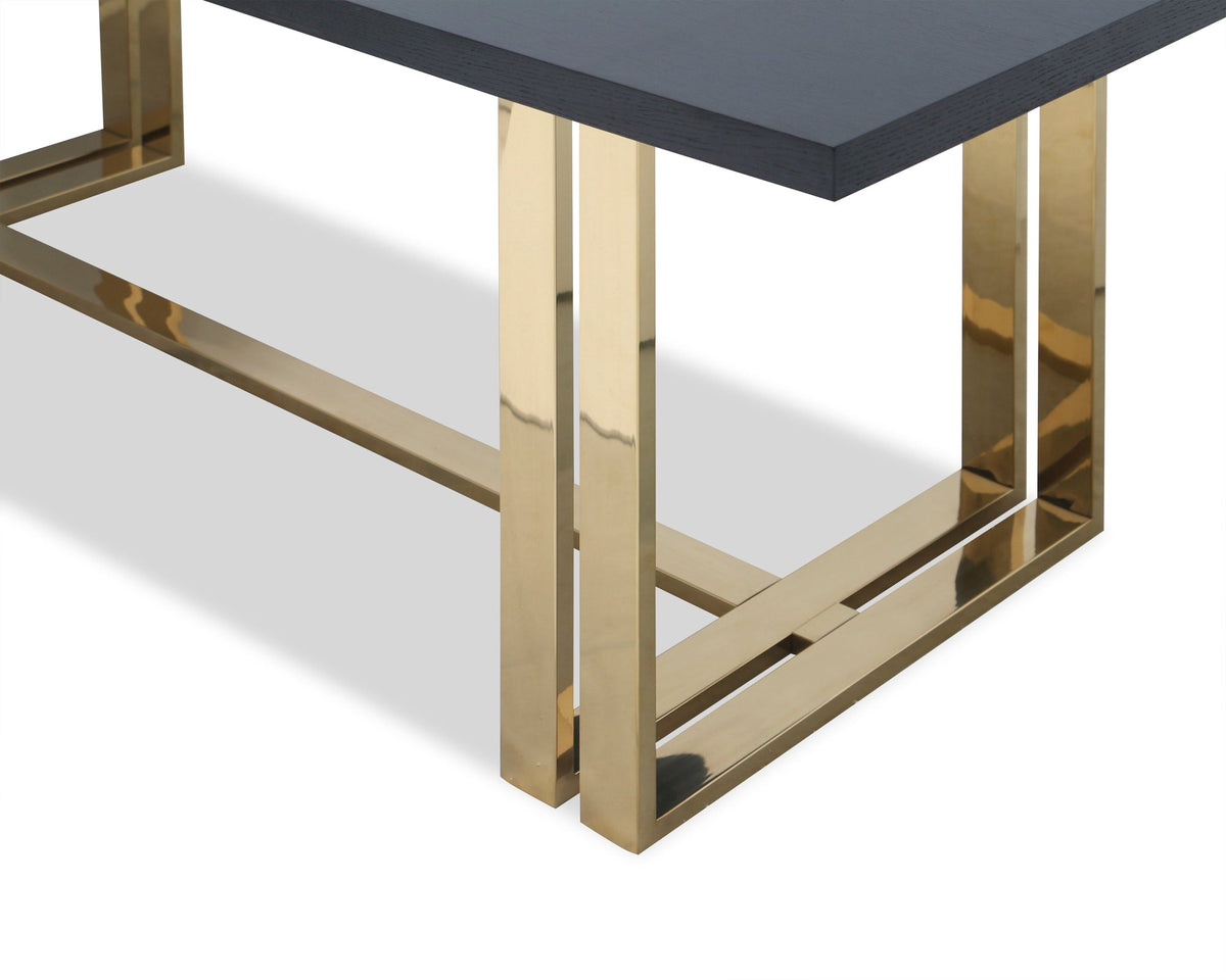 Liang & Eimil Lennox Dining Table - Black Ash Veneer