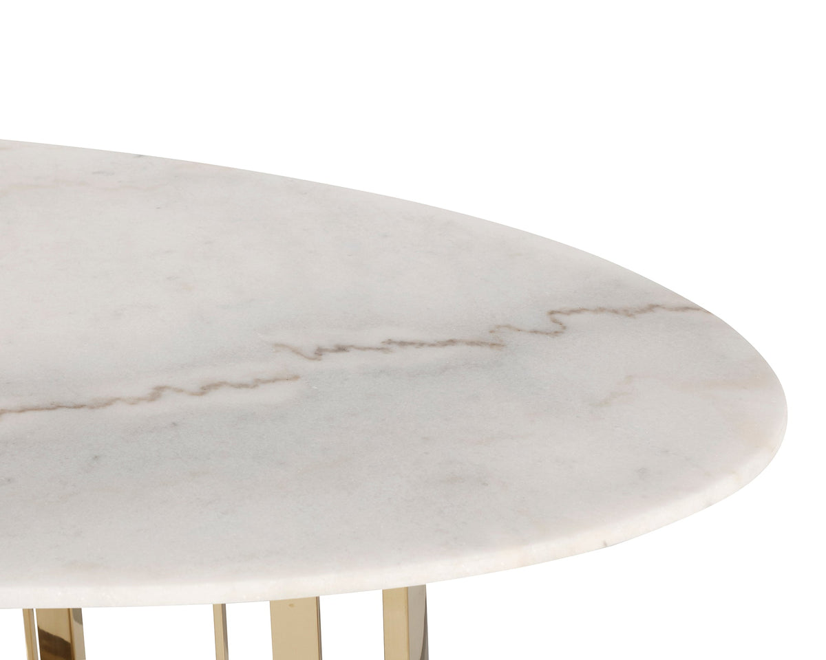 Liang & Eimil Fenty Dining Table - White Marble