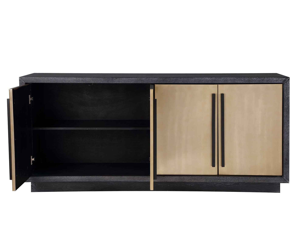 Liang & Eimil Camden Sideboard - Ebony Ash Brushed Brass