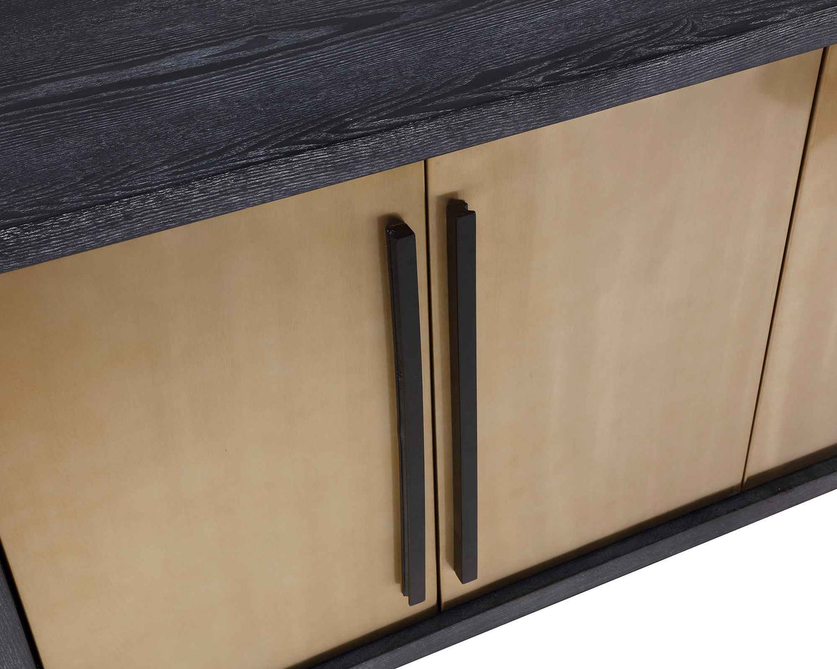 Liang & Eimil Camden Sideboard - Ebony Ash Brushed Brass