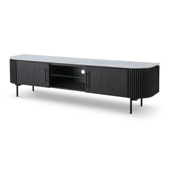 Lantine Marble TV Unit - Black Oak