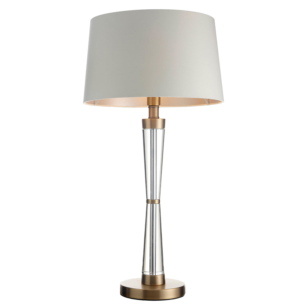 Antique Brass Finish Table Lamp