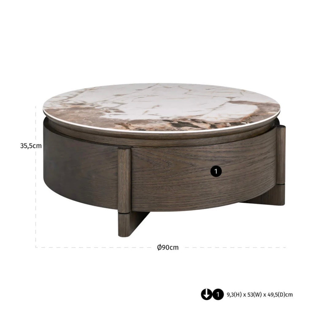 Landal Round Coffee Table