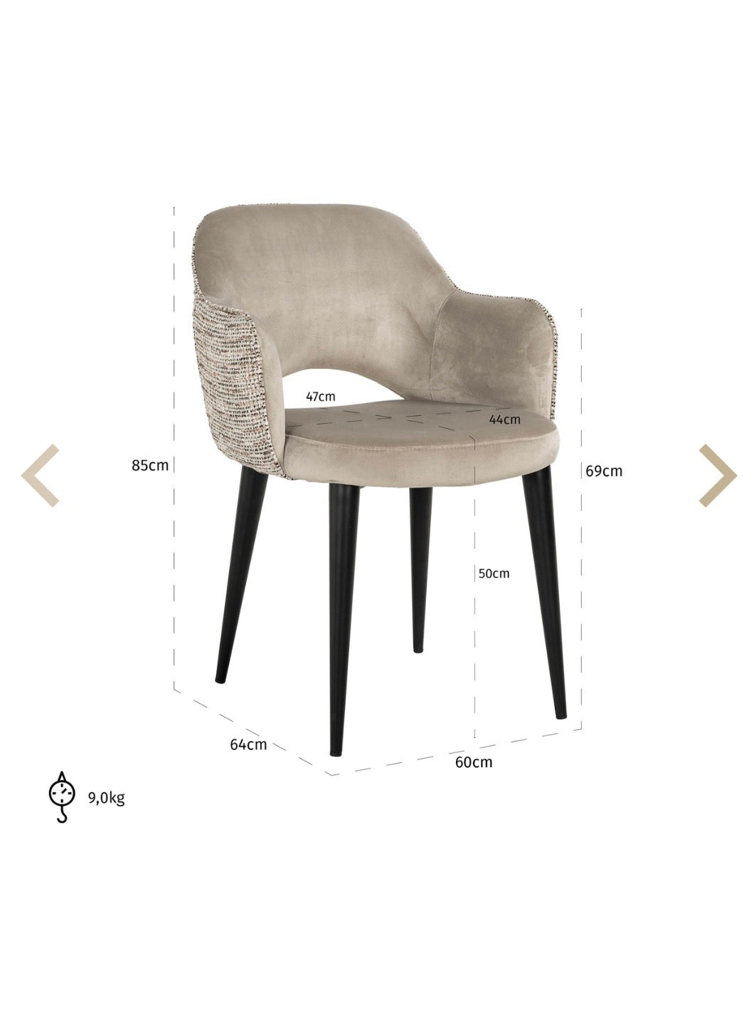 Ritz Arm Dining Chair