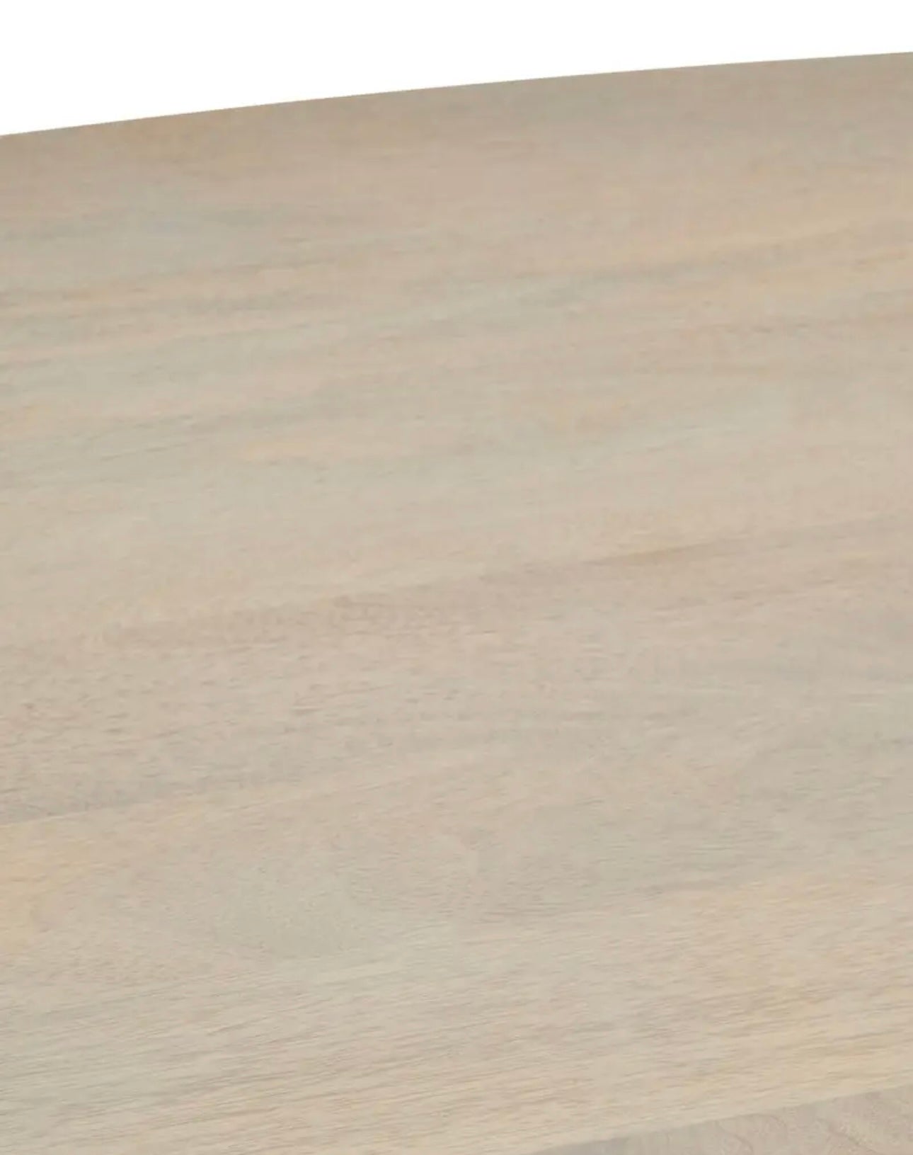 Grey Finish Oval Dining Table