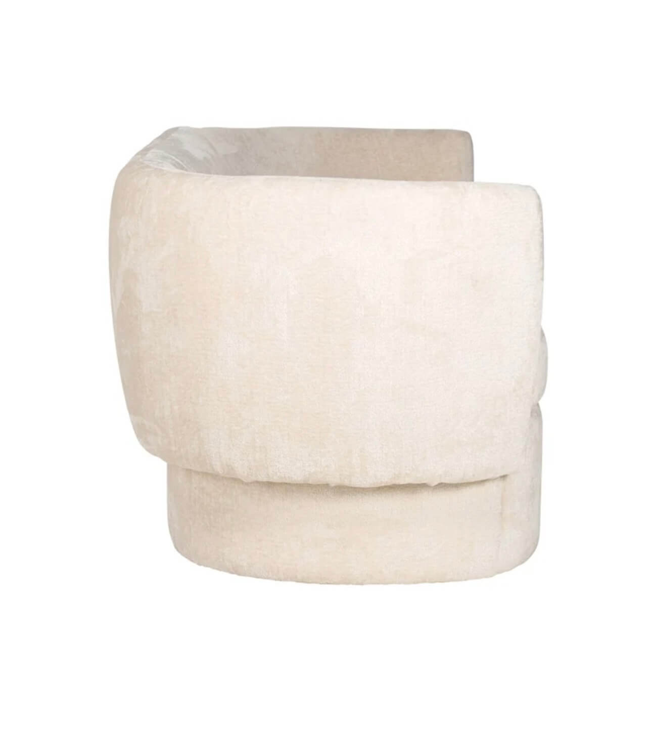 White Chenille Sofa