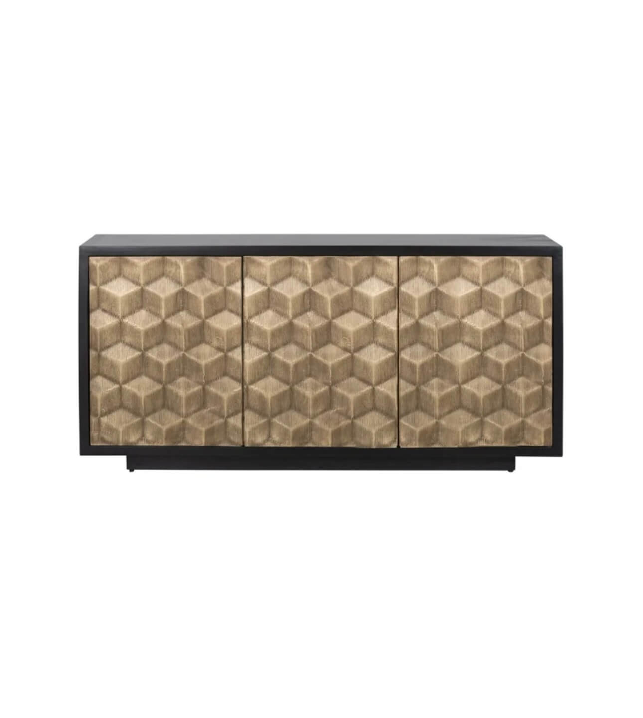 Textured Brass Sideboard