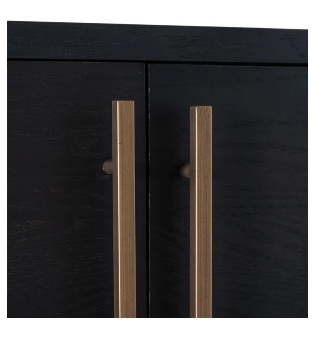 Luxury Black & Brass Display Unit