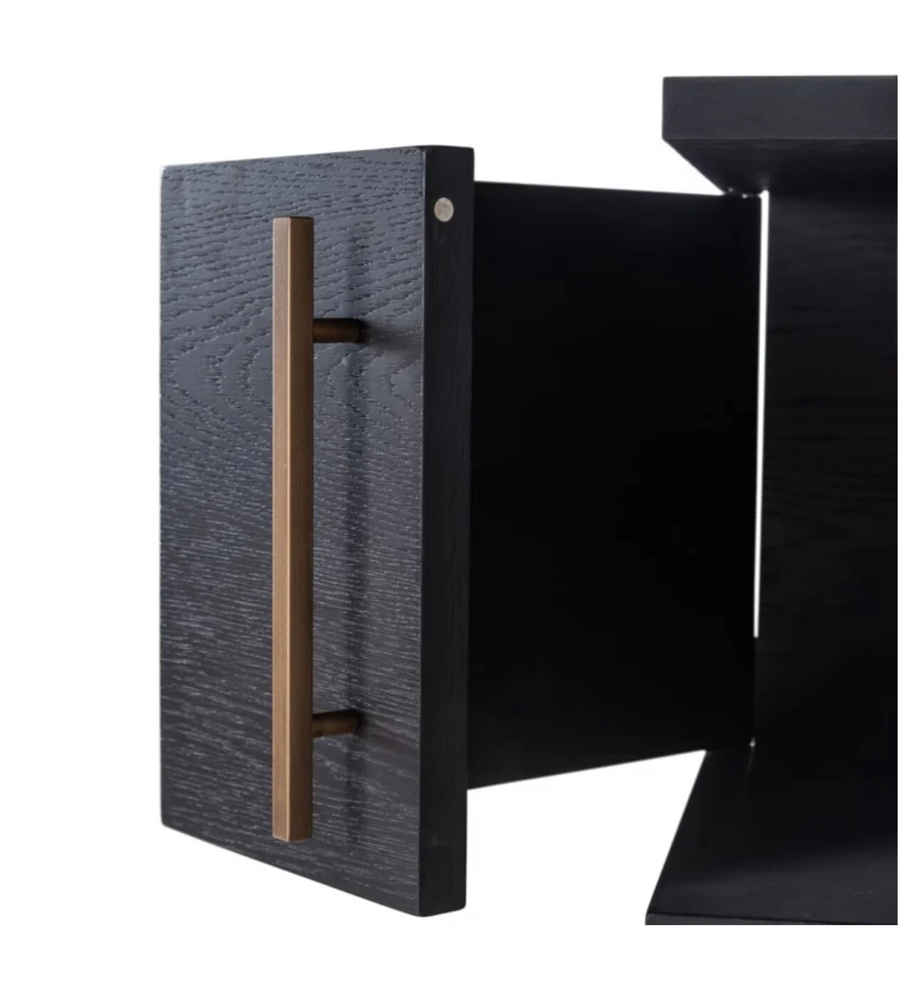 Luxury Black & Brass Display Unit
