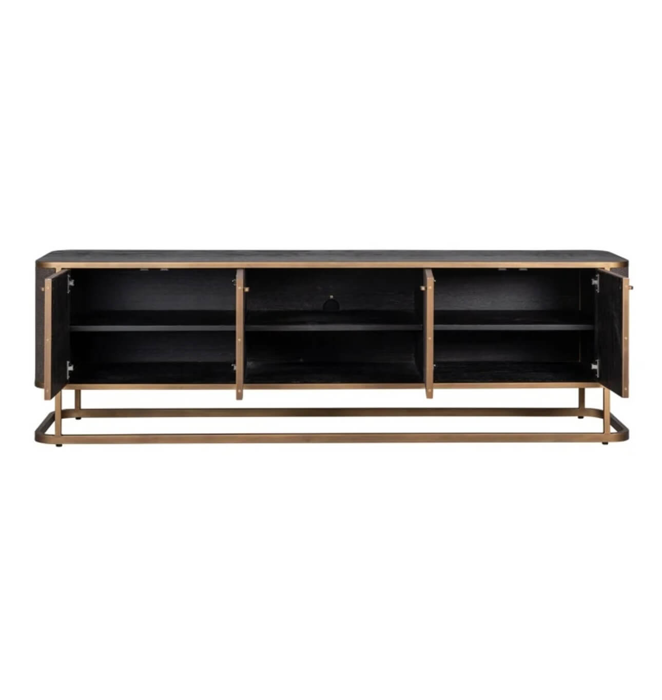 Brushed Gold Textured Media Unit