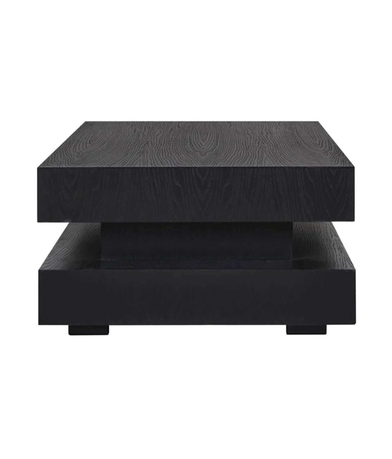 Black Oak Veneer Coffee Table