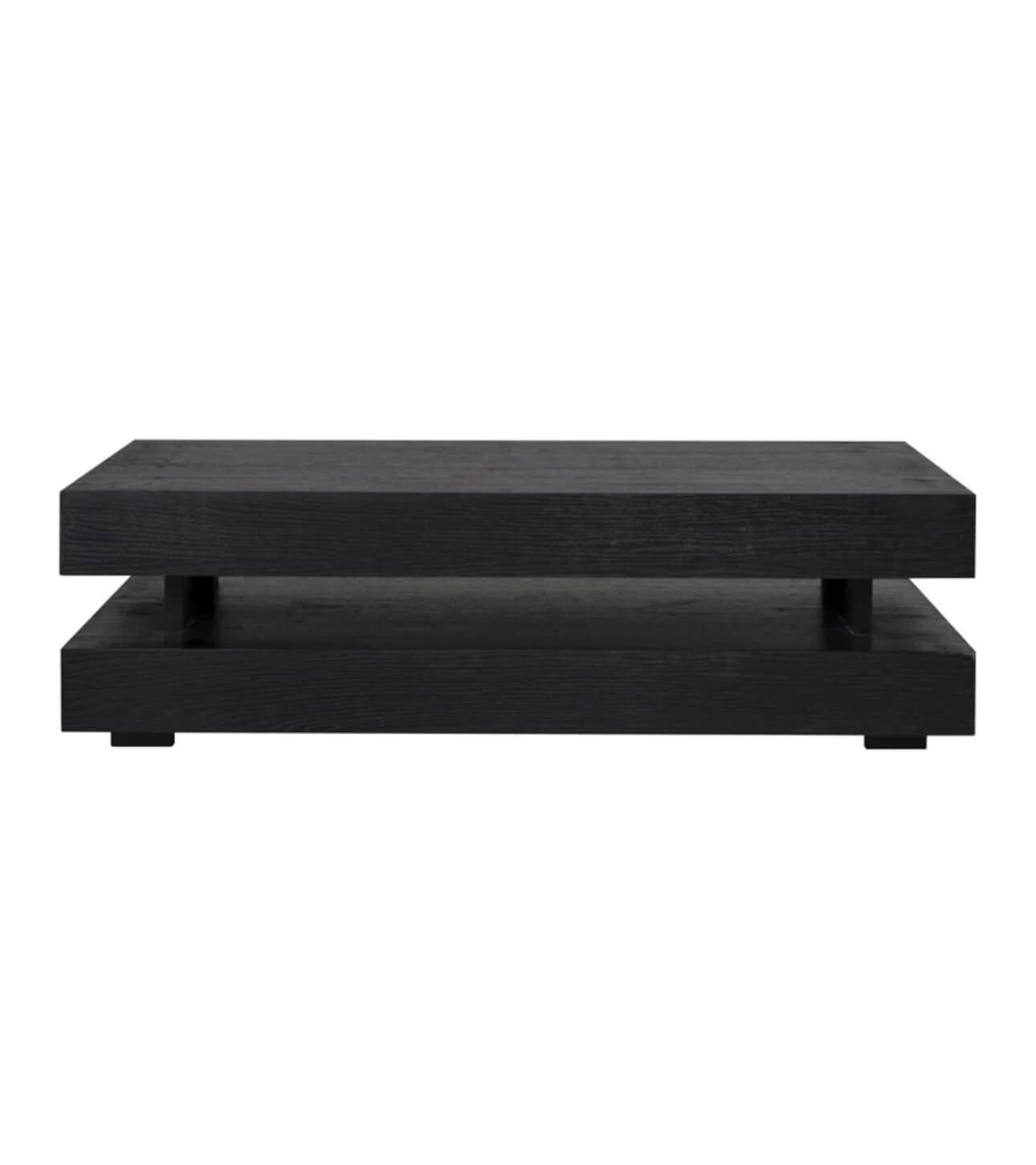 Black Oak Veneer Coffee Table
