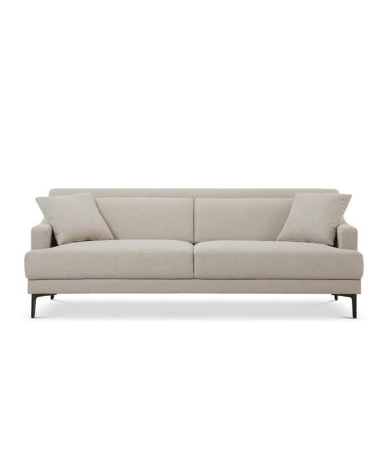 Luxury Soft Cream Fabric Sofa