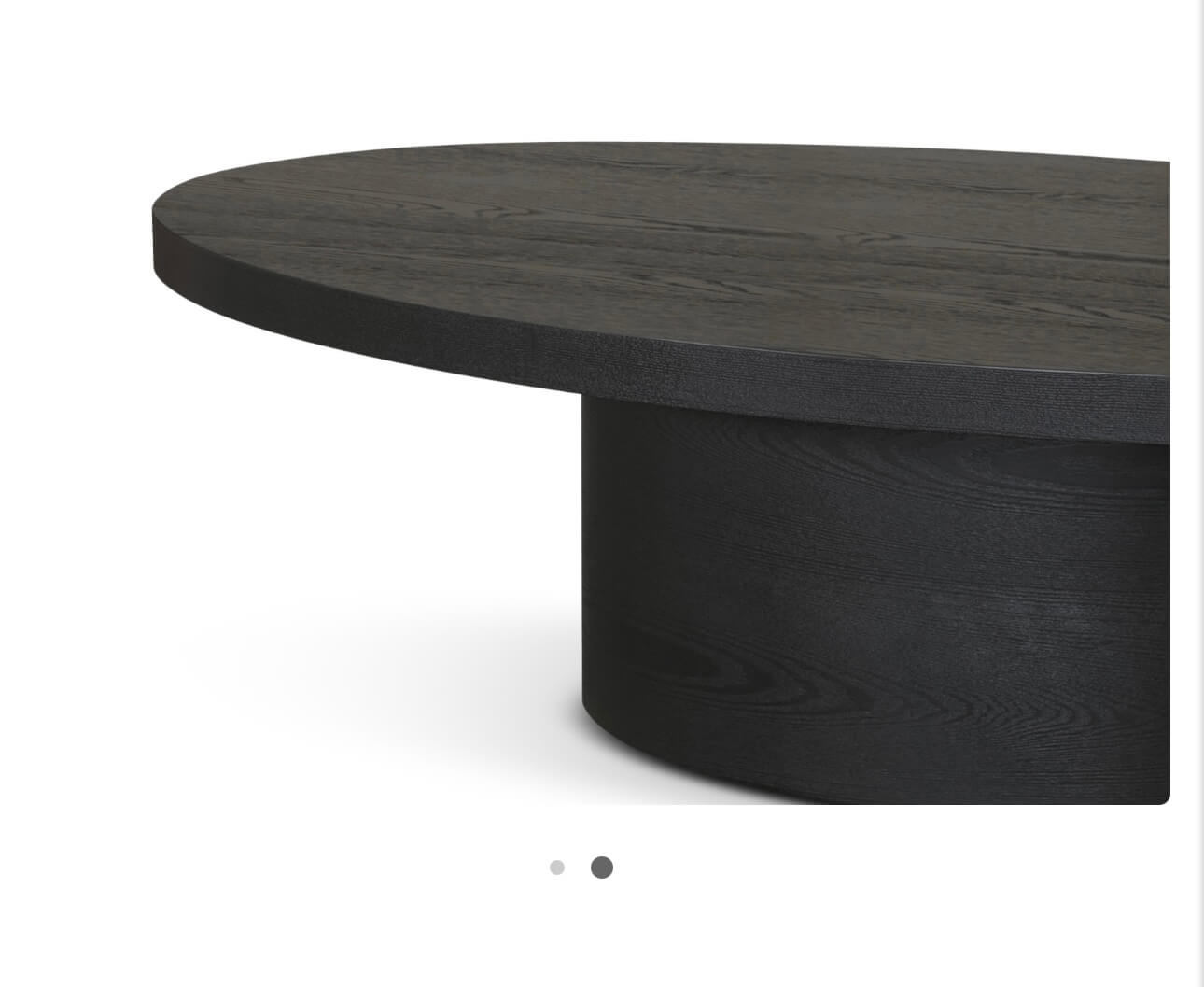 Textured Dark Oak Veneered Coffee Table